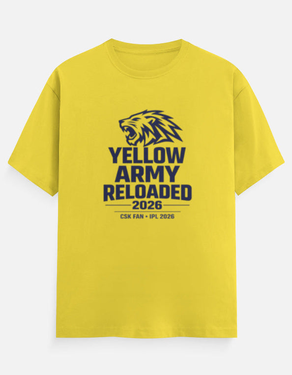 Yellow Army Reloaded 2026 CSK T-Shirt
