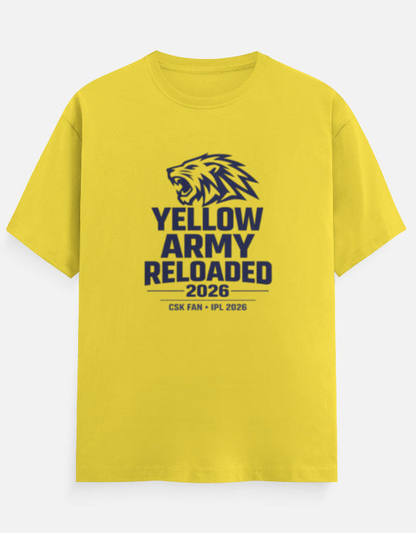 Yellow Army Reloaded 2026 CSK T-Shirt