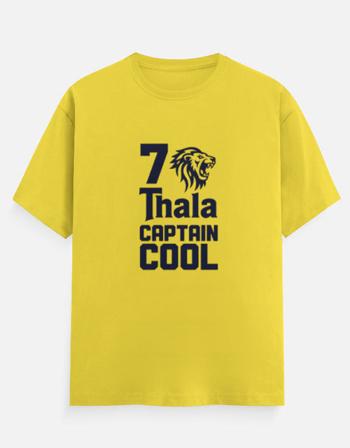 7 Thala Captain Cool CSK T-Shirt