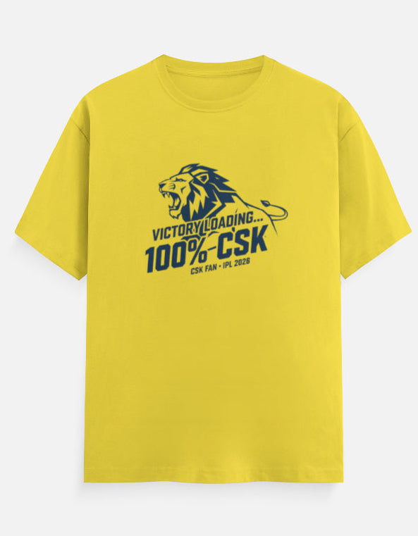 Victory Loading 100 % CSK Unisex Classic Crew T-Shirt