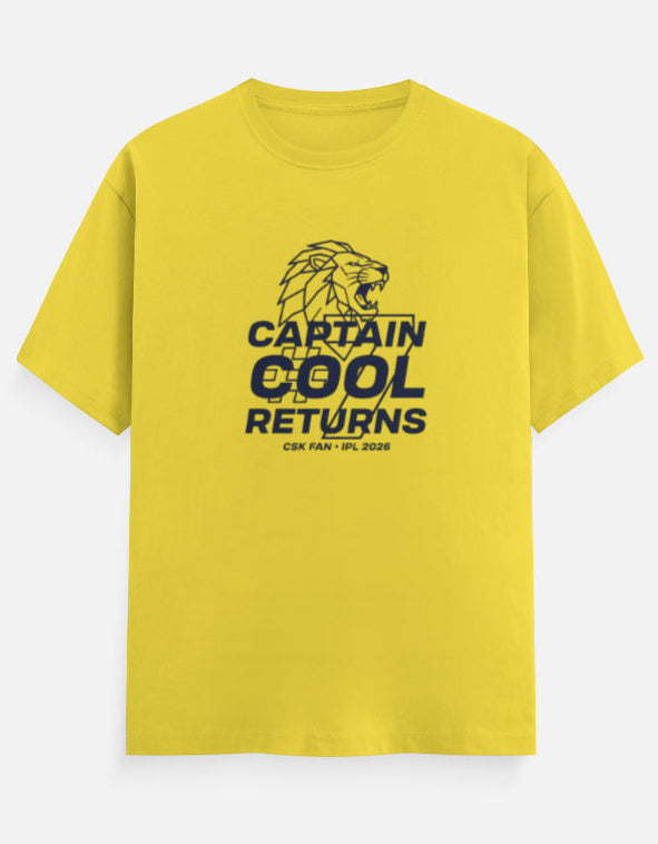 Captain Cool Returns 7 CSK T-Shirt