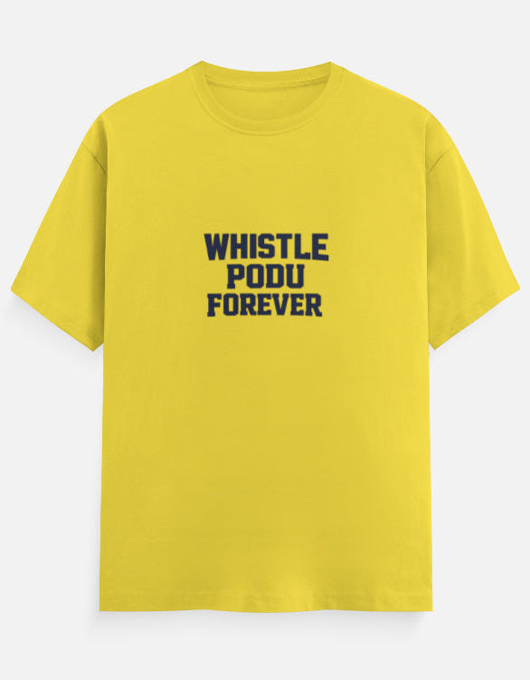Whistle Podu Forever CSK T-Shirt