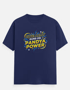 Blue Army Runs On Pandya Power MI T-Shirt