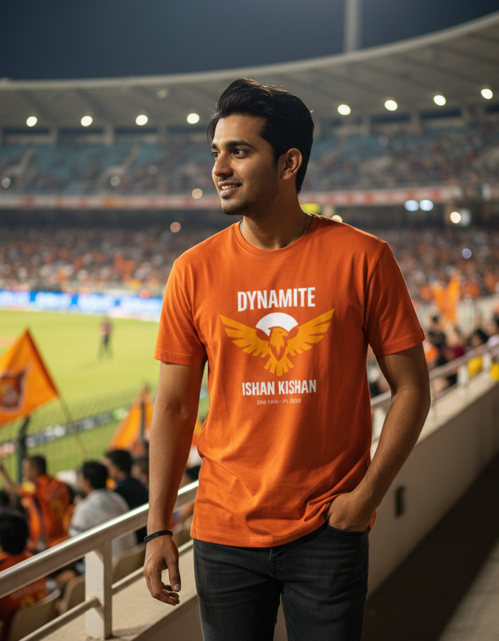 Dynamite Ishan kishan SRH T-Shirt