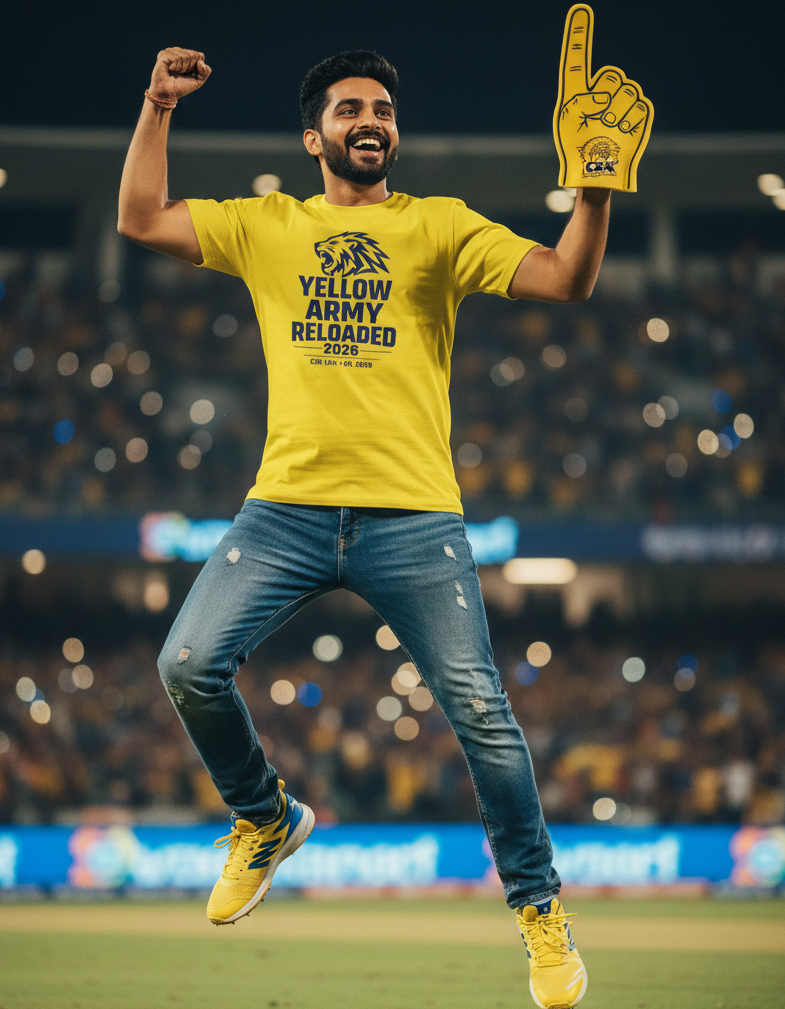 Yellow Army Reloaded 2026 CSK T-Shirt