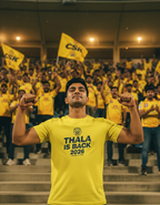 Thala Is Back 2026 CSK T-Shirt