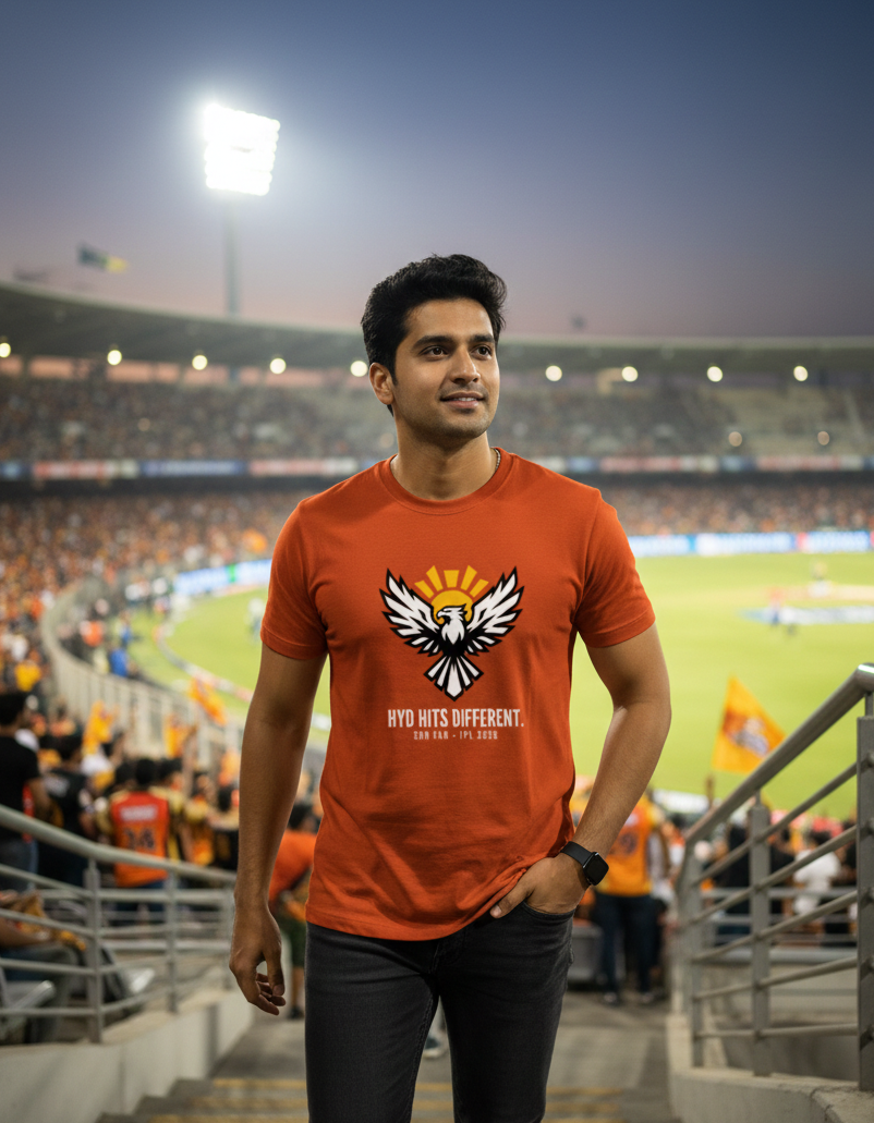 Hyd Hits Different SRH T-Shirt