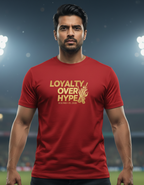 Loyalty Over Hype RCB T-Shirt